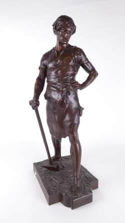 Sculpture : Bronze - Pax et Labor - signé PICAULT Emile Sculpture : Bronze - Pax et Labor - signé PICAULT Emile