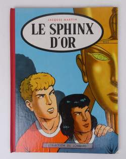BD : Alix Le Sphinx D'or EO 1956 (Bel état , légère usure coin , int frais ) collection Lombard 2e plat peau d'ours avec point Tintin