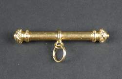 Bijou : Clé de montre à gousset en or jaune 18K intérieur en métal