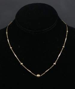 Bijou : Collier en or jaune 18K Bijou : Collier en or jaune 18K