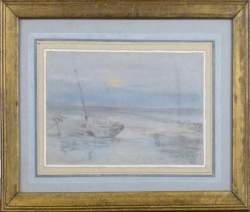 Tableau: Dessin Pastel -Marine- monogrammé LJ attribué à JOTTRAND Lucien Tableau: Dessin Pastel -Marine- monogrammé LJ attribué à JOTTRAND Lucien
