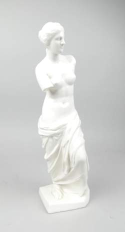 Céramique: Faïence blanche -Venus de milo- d'après l'antique H:42cm