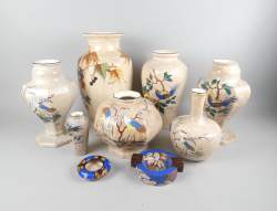 Céramique: Vase en faïence (7) Montoise signé DUBOIS Antoine Céramique: Vase en faïence (7) Montoise signé DUBOIS Antoine