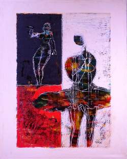 Tableau HST -Drink me- signé TILLIER Thierry Tableau HST -Drink me- signé TILLIER Thierry