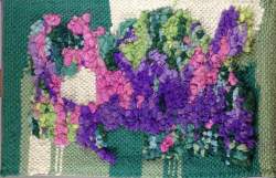 Tapis: Tapisserie Laine -Composition- 1976 signé KREBS Maria Helena Tapis: Tapisserie Laine -Composition- 1976 signé KREBS Maria Helena