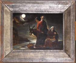 Tableau HSP (pt rest) -Fuite en Egypte- daté 1932 signé GILLIS Marcel