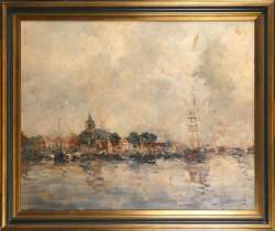 Tableau HSP -Marine- signé Ant.Morel MOREL Anton