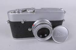 Objet : Appareil photo Leica MDa num 1245983 Ernst Leitz (non testé) circa 1969 avec objectif Elmar 1 : 2.8/50
