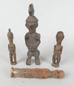 Africain : Statuettes Congo (4pcs)