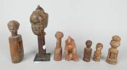 Africain : Statuettes miniatures Congo (7pcs)
