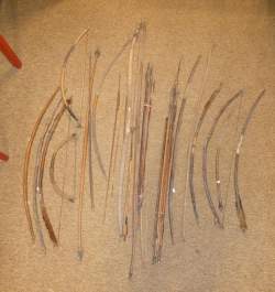 Africain : Arcs et flèches ethnographies diverses