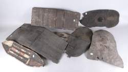 Africain : Lot de boucliers ethnographies diverses (mq , acc) (6pcs)