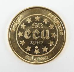 Collection : pièce de monnaie : 50 ecu en or de 1897