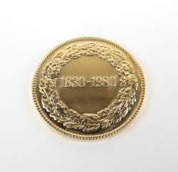 Collection : Médaille en or du 150e anniversaire de l'Indépendance belge