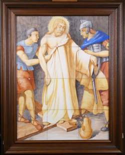 Tableau: Céramique Boch La Louvière Panneaux de faïence polychrome (12 carreaux,