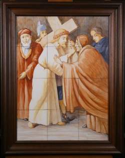 Tableau: Céramique Boch La Louvière Panneaux de faïence polychrome (12 carreaux)