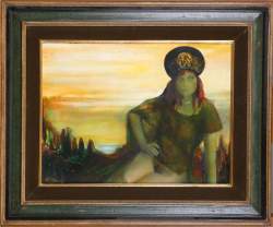 Tableau HSP - Fedelie - signé PELOUSSE René