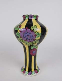 Céramique : Vase en faïence Boch Kéramis ADF atelier CATTEAU Charles