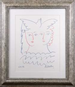 Estampe Offset - Colombe de la concorde - d'après PICASSO Pablo