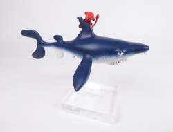 BD : Franquin , création Pixi - Le monstre rouge attaque le requin - N° 70/1000 en résine circa 1996