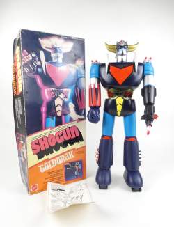 Jouet : GOLDORAK Shogun éd Mattel circa 1978 (bel état gen , 2 attaches roquettes acc) (usure du temps)