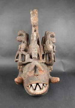 Africain : Masque Ibo Nigeria (pt acc)