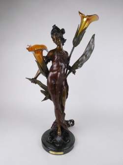 Sculpture : Bronze patiné - DIANE - d'après ROCHE Pierre