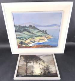 Tableau HSP et HST (2pcs) - Sans titre - signé STAQUET Lucien