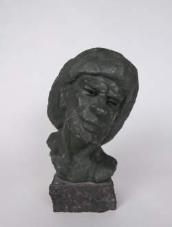 Sculpture : Buste en terre cuite - Portrait de marin - signé PATRIS Ernest