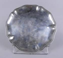 Argenterie : Assiette en argent poinçon 800