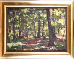 Tableau HSP -La Forêt- signé WOLFF José