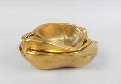 Sculpture : Bronze à patine dorée signé HANSSON Curt