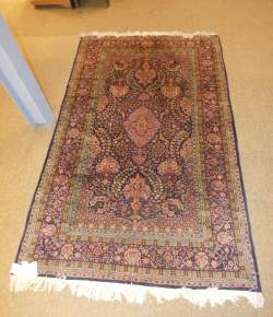 Tapis d'Orient noué main Indien TABRIZ 249/152cm