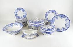 Céramique : service à dîner en faïence Boch Frères Kéramis modèle - Dordrecht - (42pcs)