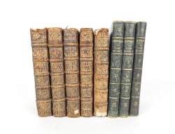 Livre : 5 tomes - les Oeuvres de Monsieur Molière - 1718 (état usure ext , int bel état) + 3 tomes de Dumas - Un cadet de famille - 1875 Michel Lévy (usure int et ext)