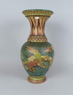 Céramique : vase en terre cuite émaillée MONTOPOLI ARNO Italia