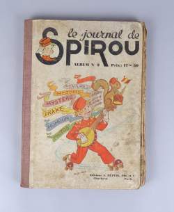 BD: DUPUIS Le journal de SPIROU ALBUM N2 1938 (N20 à N37) reliure éditeur grand