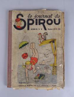 BD: DUPUIS Le journal de SPIROU ALBUM N3 1939 (N1 à N17) reliure éditeur grand f