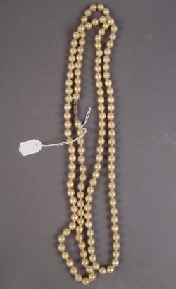 Bijou: Collier de perles de Majorque L:126cm